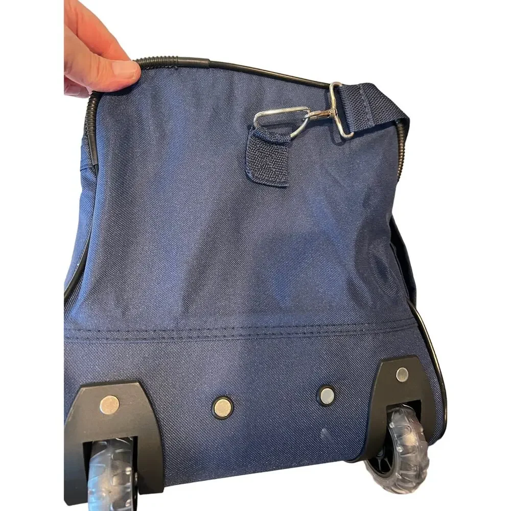 Rockland Blue YellowyRoller Duffle Bag 22x12x12